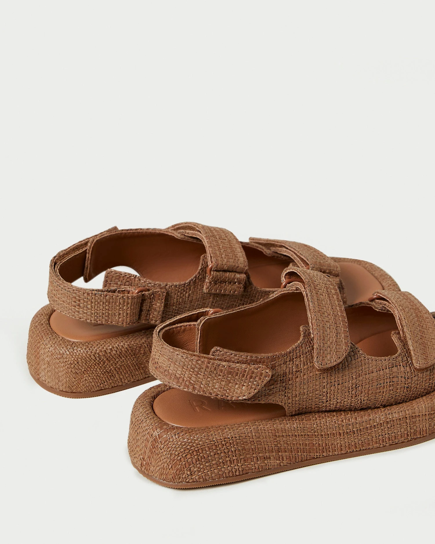Loeffler Randall Blaise Brown Raffia Platform Sandal 6 Loeffler Randall Blaise Brown Raffia Platform Sandal - Image 4