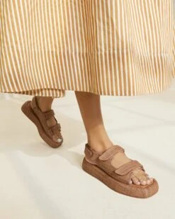 Loeffler Randall Blaise Brown Raffia Platform Sandal 11 Loeffler Randall Blaise Brown Raffia Platform Sandal -Loeffler Randall BLAISE R BROWN 1215