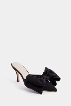 Loeffler Randall Black Margot Bow Heels