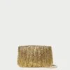Loeffler Randall Brit Oro Flat Pleated Clutch 1 Loeffler Randall Brit Oro Flat Pleated Clutch -Loeffler Randall BRIT PLA ORO 1