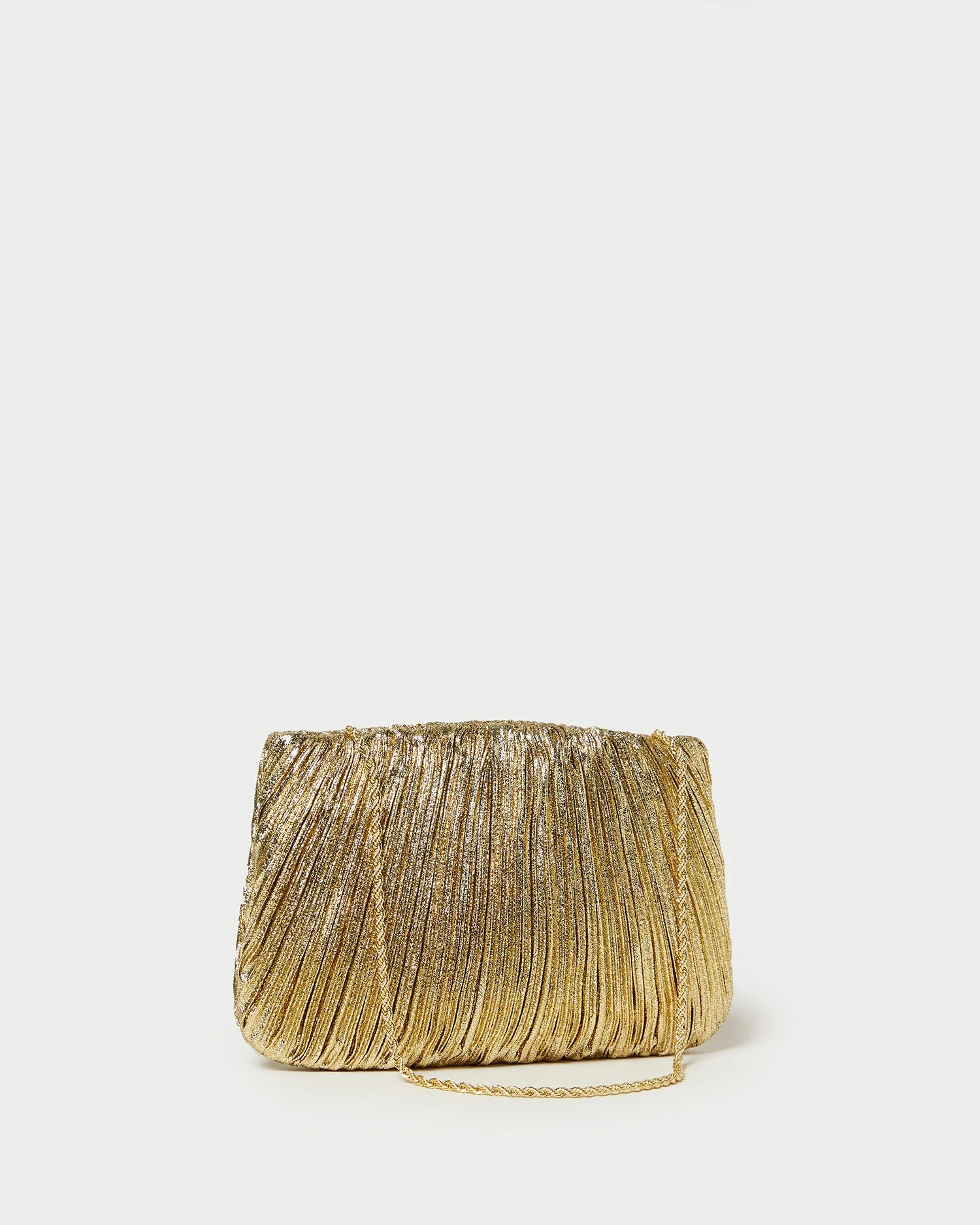 Loeffler Randall Brit Oro Flat Pleated Clutch 4 Loeffler Randall Brit Oro Flat Pleated Clutch - Image 2