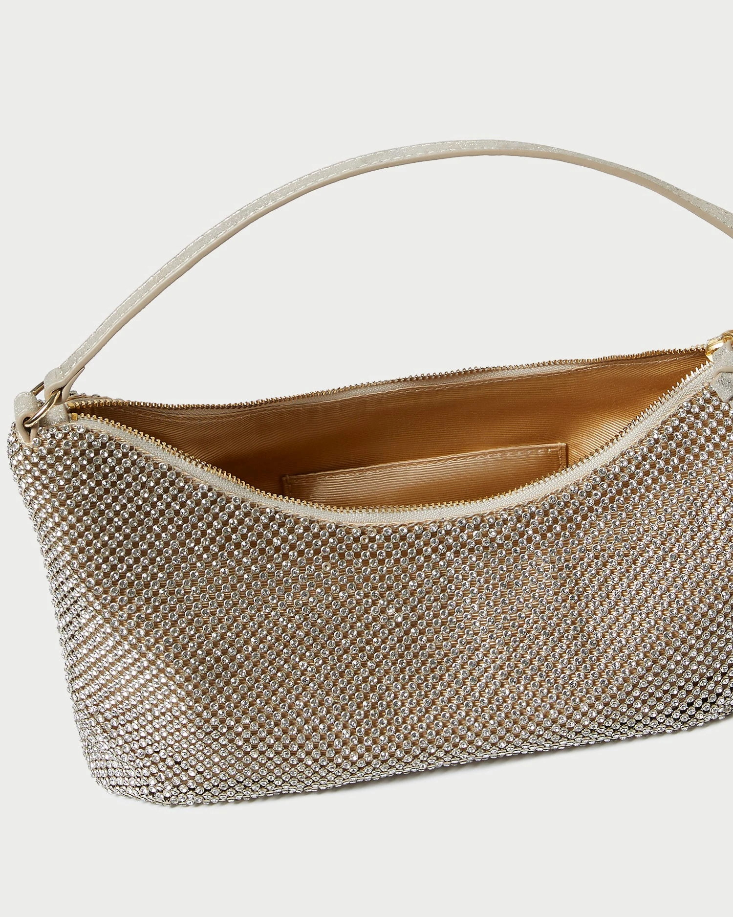 Loeffler Randall Cam Gold DiamantéBaguette Bag 5 Loeffler Randall Cam Gold DiamantéBaguette Bag - Image 3