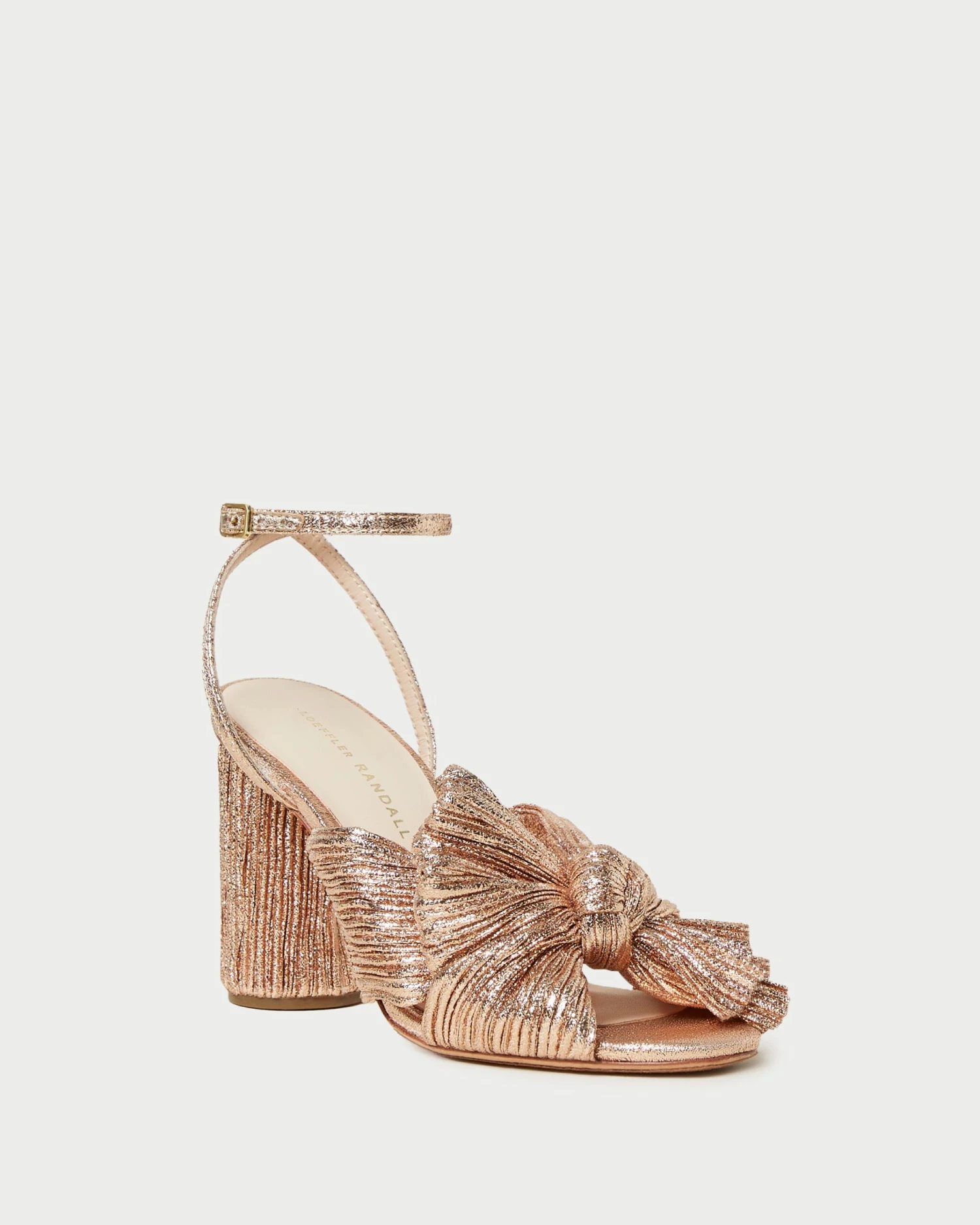 Loeffler Randall Camellia Dune Pleated Bow Heel 3 Loeffler Randall Camellia Dune Pleated Bow Heel
