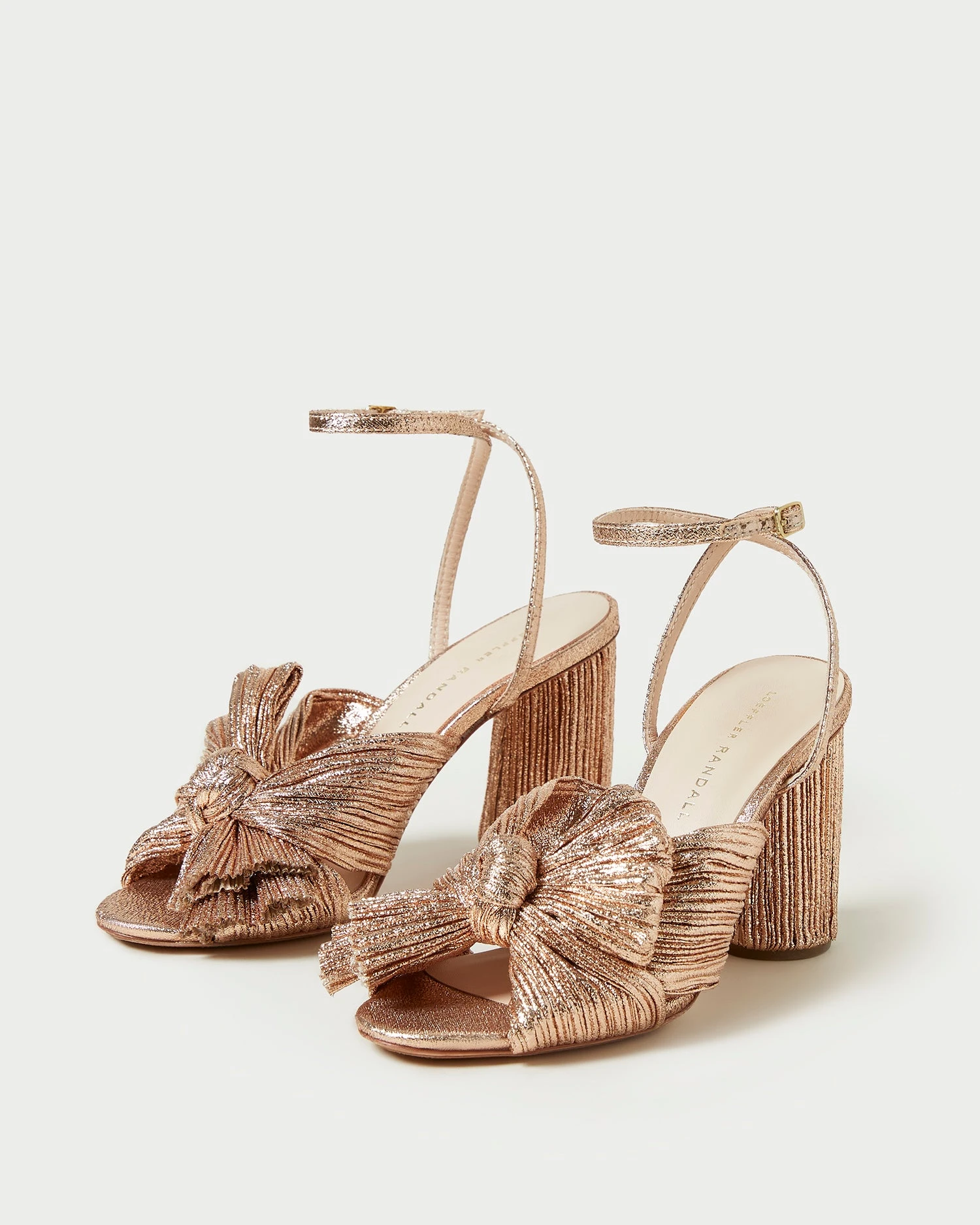 Loeffler Randall Camellia Dune Pleated Bow Heel 5 Loeffler Randall Camellia Dune Pleated Bow Heel - Image 3