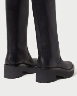 Loeffler Randall Carlee Black Tall Lug Boot 10 Loeffler Randall Carlee Black Tall Lug Boot -Loeffler Randall CARLEE SC BLACK 4