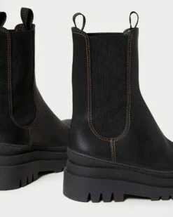 Loeffler Randall Carlota Black Chunky Lug Boot -Loeffler Randall CARLOTA SC BLABL 4