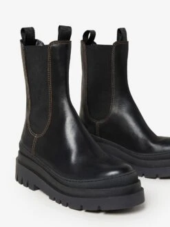 Loeffler Randall Women's Carlota Chunky Lug Boot -Loeffler Randall CARLOTA SC BLABLxBLACKBLACKxAlt2 101734551