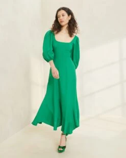 Loeffler Randall Carmina Emerald Curve Dress