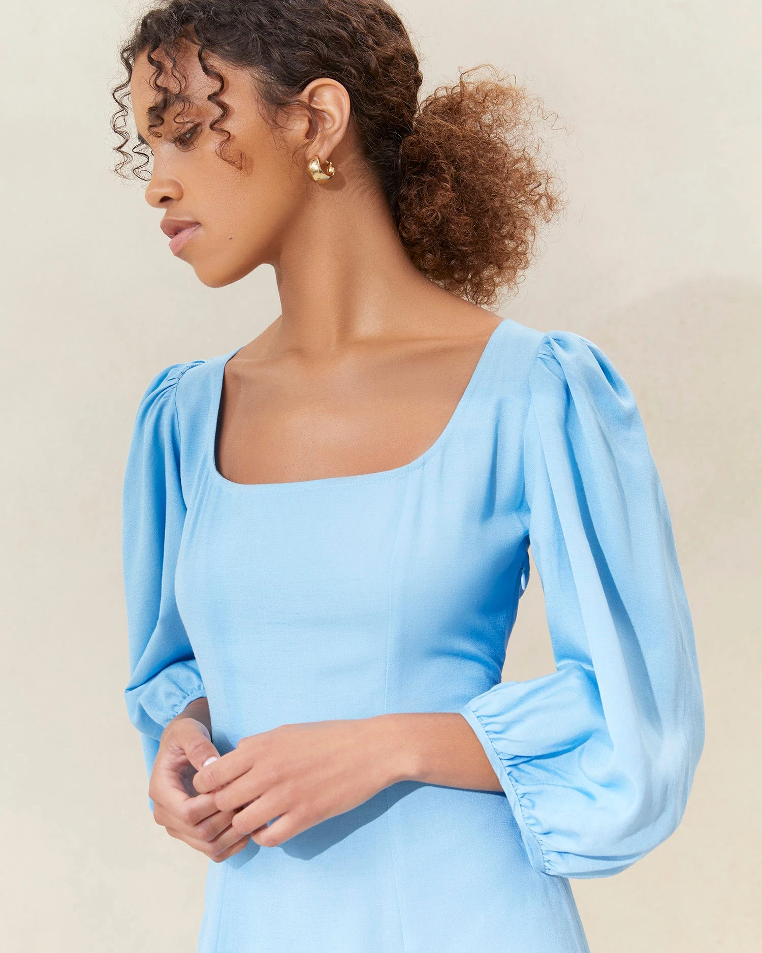 Loeffler Randall Carmina Cornflower Curve Dress 4 Loeffler Randall Carmina Cornflower Curve Dress - Image 2