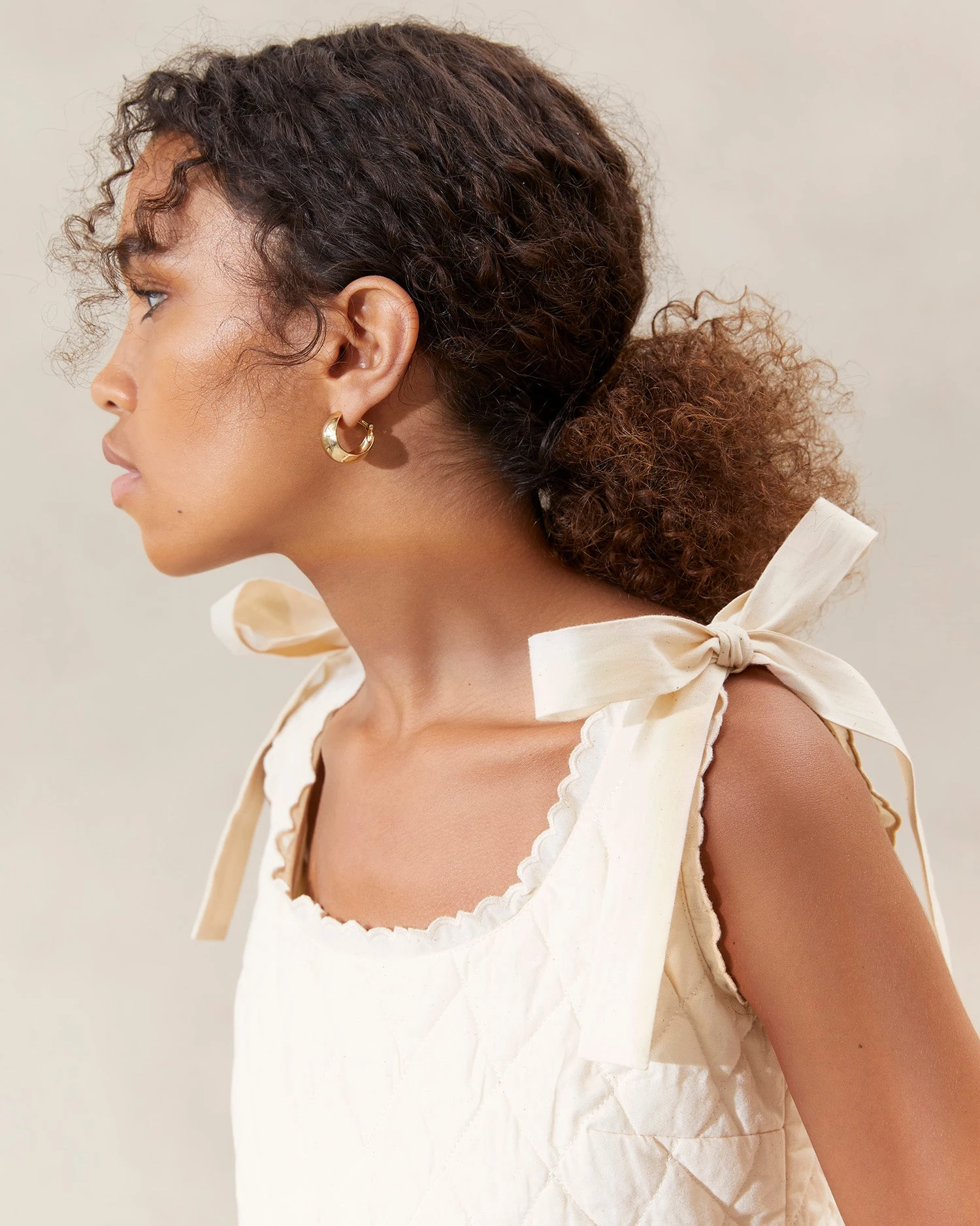 Loeffler Randall Cece Natural Quilted Top 4 Loeffler Randall Cece Natural Quilted Top - Image 2