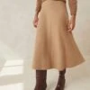 Loeffler Randall Charissa Camel Circle Skirt -Loeffler Randall CHARISSA WO CAMEL 1