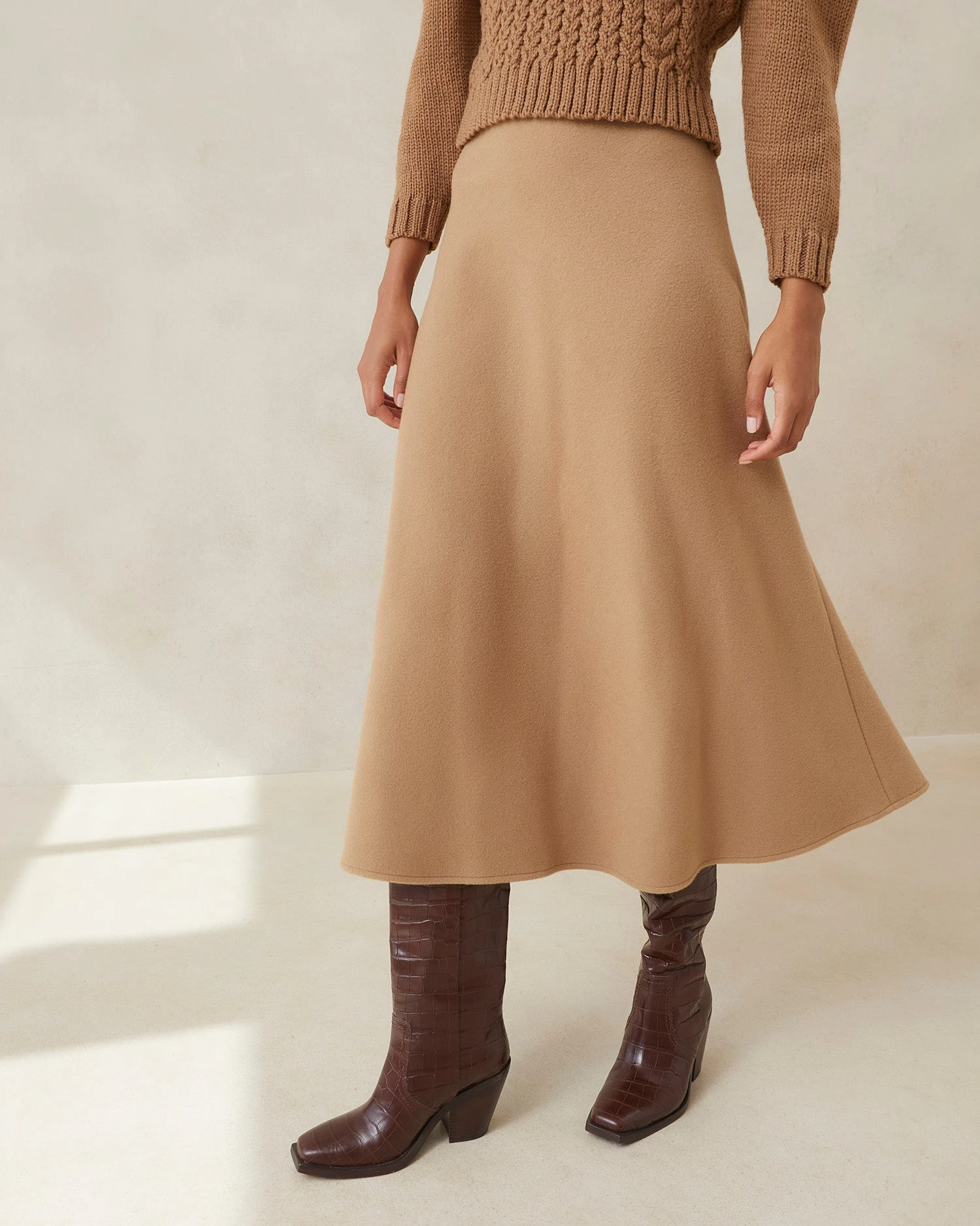 Loeffler Randall Charissa Camel Circle Skirt 3 Loeffler Randall Charissa Camel Circle Skirt
