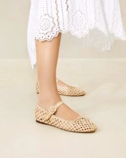 Loeffler Randall Chiara Natural Mary Jane 11 Loeffler Randall Chiara Natural Mary Jane -Loeffler Randall CHIARA CR NATRL 047copy