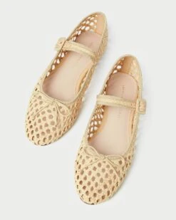 Loeffler Randall Chiara Natural Mary Jane 9 Loeffler Randall Chiara Natural Mary Jane -Loeffler Randall CHIARA CR NATRL 3