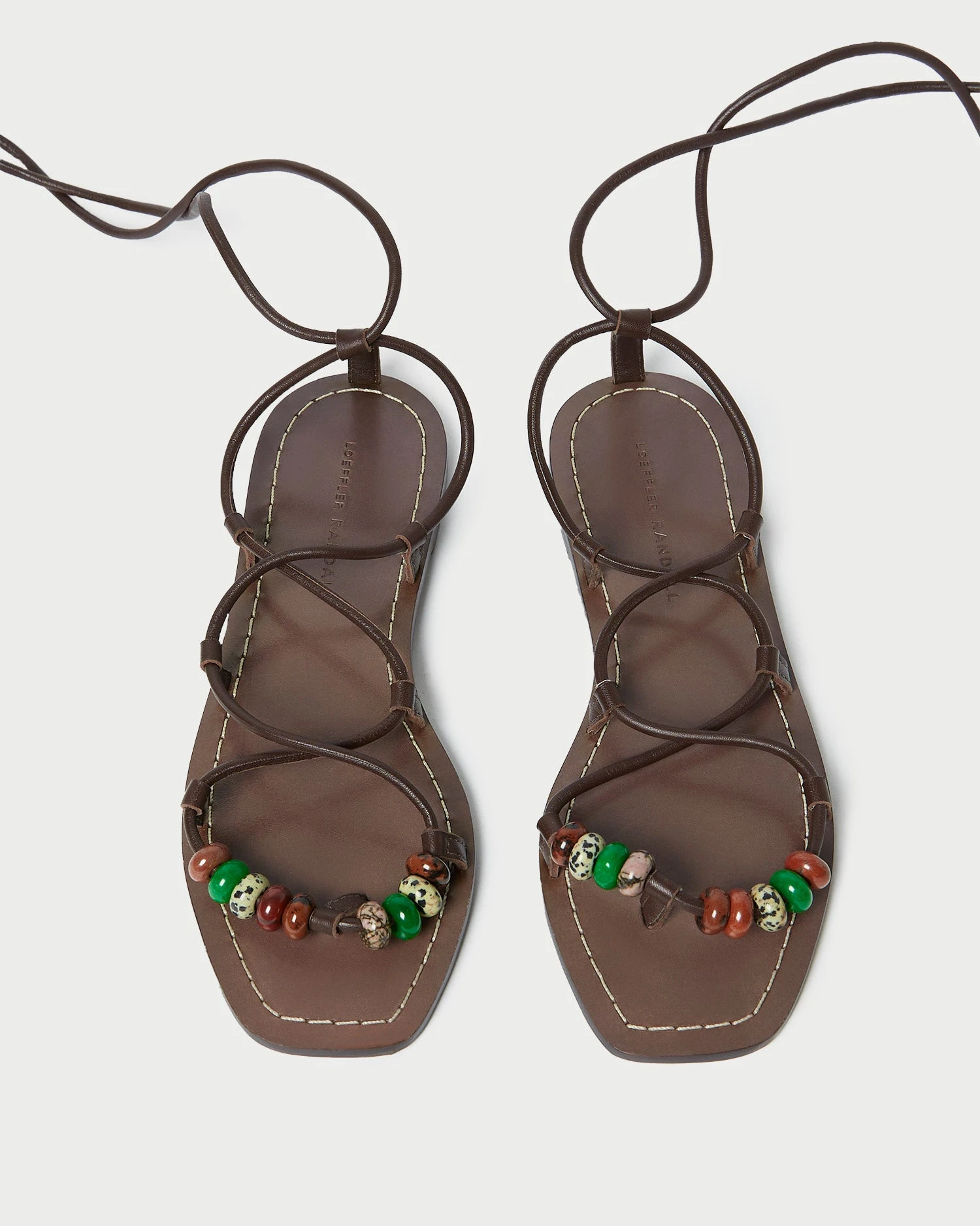 Loeffler Randall Colleen Chocolate Knot Lace-Up Sandal 5 Loeffler Randall Colleen Chocolate Knot Lace-Up Sandal - Image 3