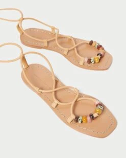 Loeffler Randall Colleen Honey Knot Lace-Up Sandal -Loeffler Randall COLLEEN NB HONEY 4