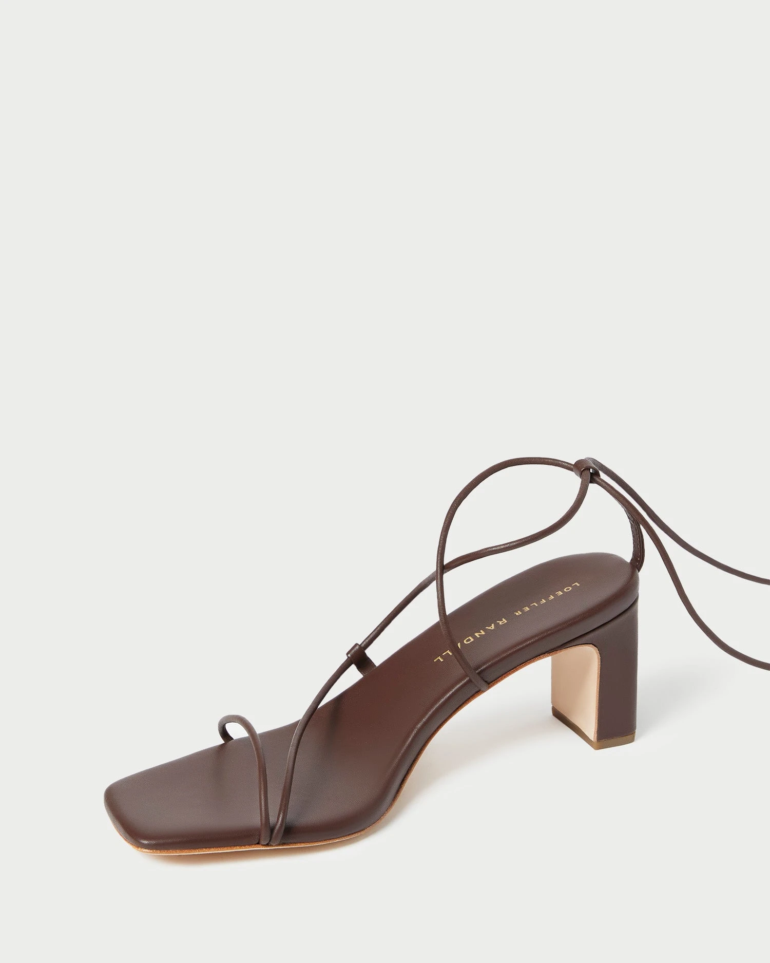 Loeffler Randall Cosette Chocolate Ankle Wrap Heel 6 Loeffler Randall Cosette Chocolate Ankle Wrap Heel - Image 4