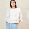 Loeffler Randall Cosima White Heart Embroidery Blouse 2 Loeffler Randall Cosima White Heart Embroidery Blouse -Loeffler Randall COSIMA CTN WHITE 076copy 7ad55f54 2e9e 453f aa12 840a77549d71