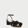 Loeffler Randall Dahlia Black Pleated Bow Heel 2 Loeffler Randall Dahlia Black Pleated Bow Heel -Loeffler Randall DAHLIA PLFA BLACK 1