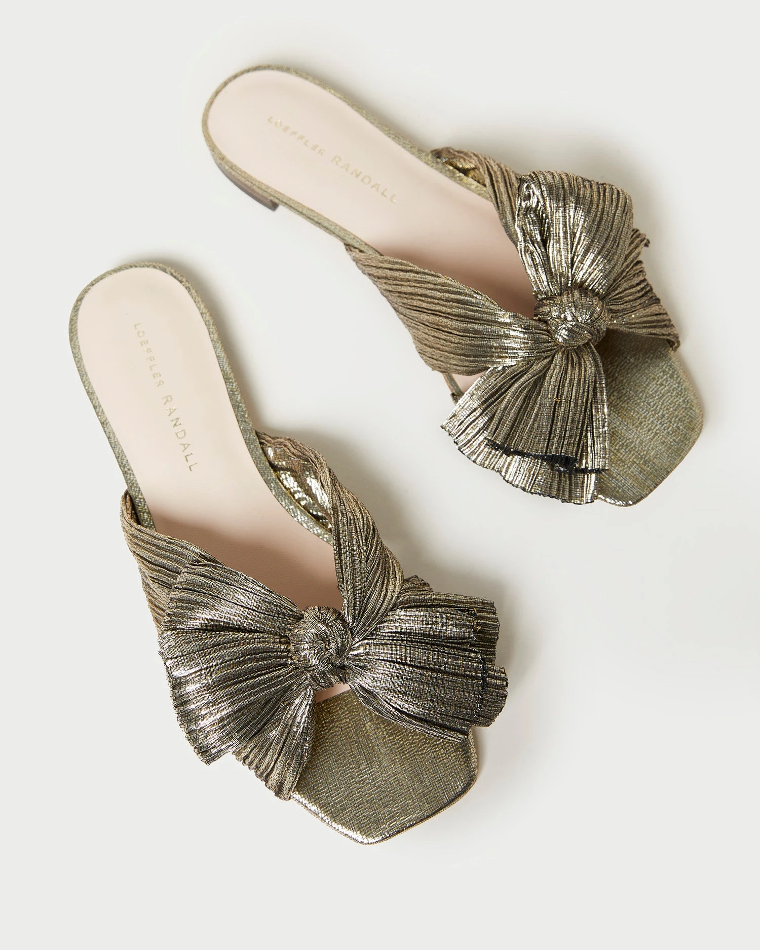 Loeffler Randall Daphne Dark Gold Bow Slide 5 Loeffler Randall Daphne Dark Gold Bow Slide - Image 3