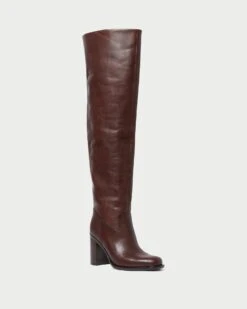 Loeffler Randall Deidre Espresso Thigh-High Boot