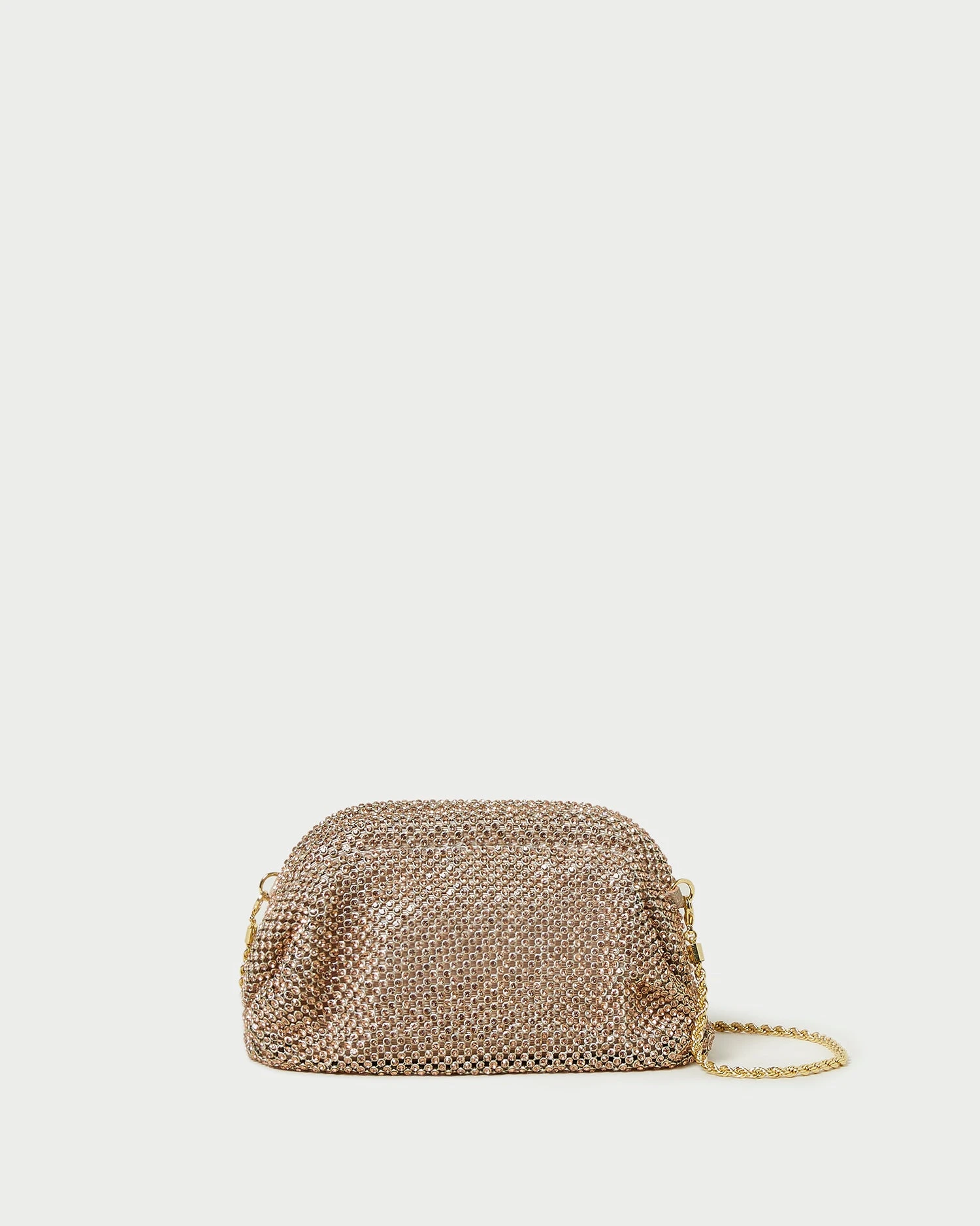 Loeffler Randall Doris Peach Diamanté Mini Pouch 3 Loeffler Randall Doris Peach Diamanté Mini Pouch