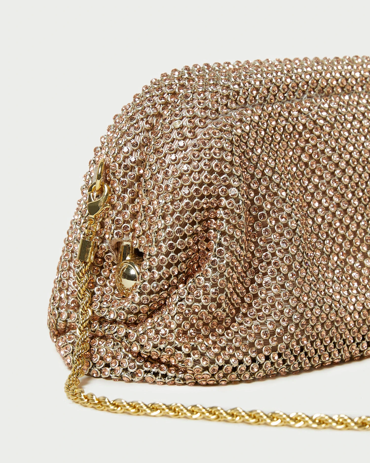 Loeffler Randall Doris Peach Diamanté Mini Pouch 6 Loeffler Randall Doris Peach Diamanté Mini Pouch - Image 4