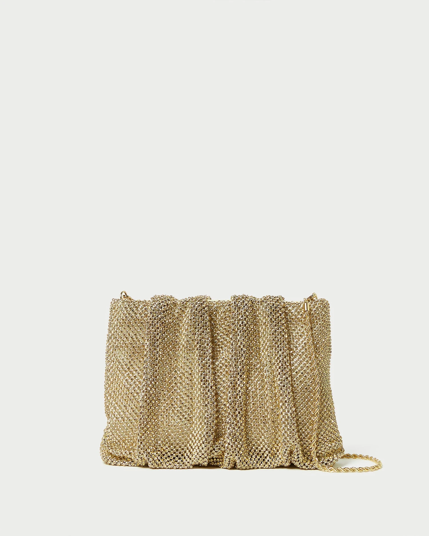 Loeffler Randall Ember Hay DiamantéGathered Clutch 3 Loeffler Randall Ember Hay DiamantéGathered Clutch