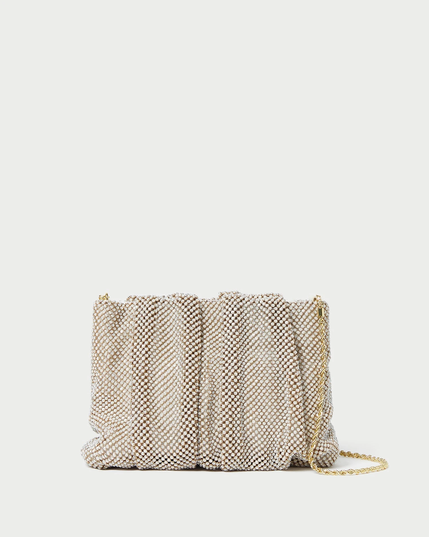 Loeffler Randall Ember Opal Diamanté Gathered Clutch 3 Loeffler Randall Ember Opal Diamanté Gathered Clutch