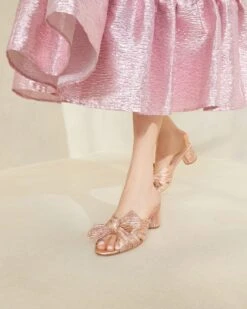 Loeffler Randall Emilia Dune Pleated Bow Heel 11 Loeffler Randall Emilia Dune Pleated Bow Heel -Loeffler Randall EMILIA PLA DUNE 2389 1