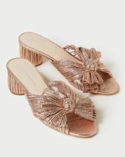 Loeffler Randall Emilia Dune Pleated Bow Heel 9 Loeffler Randall Emilia Dune Pleated Bow Heel -Loeffler Randall EMILIA PLA DUNE 3 1