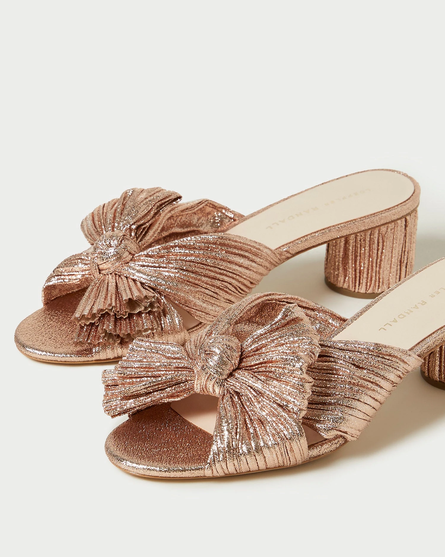 Loeffler Randall Emilia Dune Pleated Bow Heel 6 Loeffler Randall Emilia Dune Pleated Bow Heel - Image 4