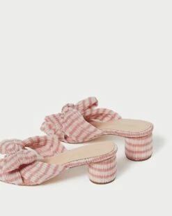 Loeffler Randall Emilia Pink Gingham Bow Heel 10 Loeffler Randall Emilia Pink Gingham Bow Heel -Loeffler Randall EMILIA PLFA SPKGI 4
