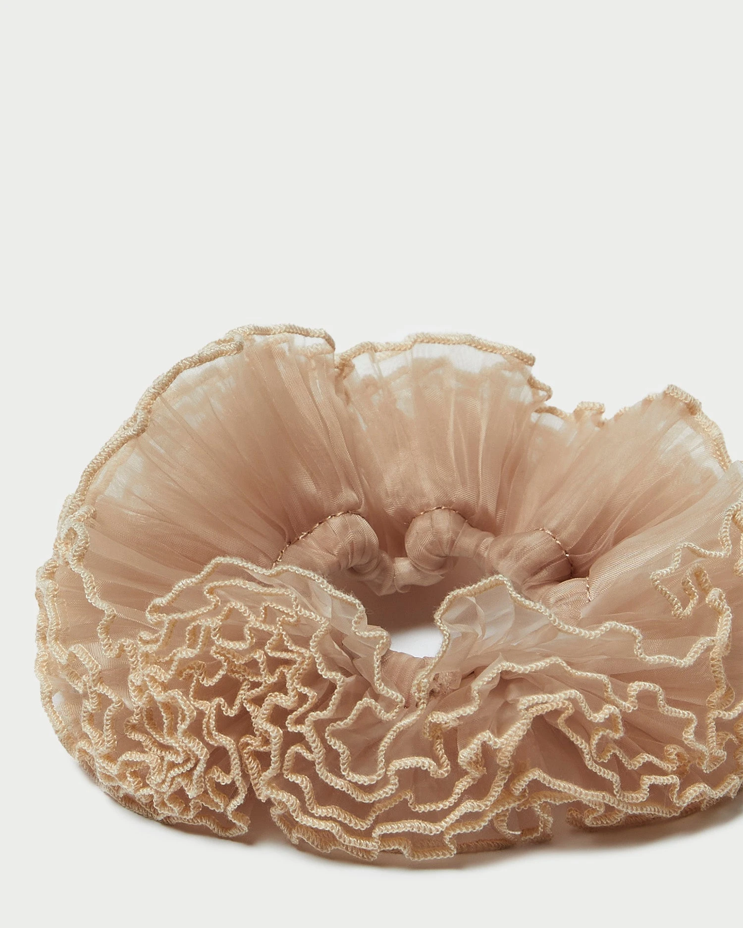 Loeffler Randall Emmy Beauty Pleated Layer Scrunchie 4 Loeffler Randall Emmy Beauty Pleated Layer Scrunchie - Image 2