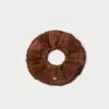 Loeffler Randall Emmy Brown Pleated Layer Scrunchie 1 Loeffler Randall Emmy Brown Pleated Layer Scrunchie -Loeffler Randall EMMY PLFA BROWN 1
