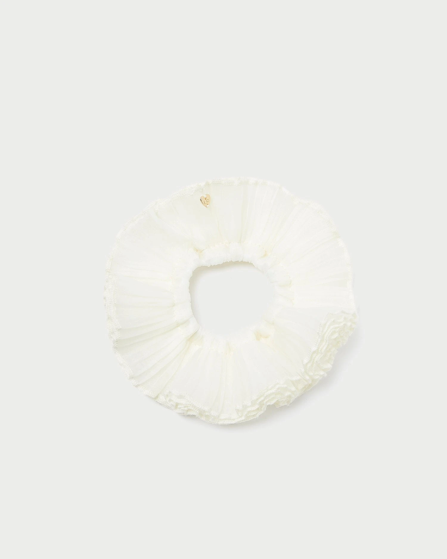 Loeffler Randall Emmy Pearl Pleated Layer Scrunchie 3 Loeffler Randall Emmy Pearl Pleated Layer Scrunchie
