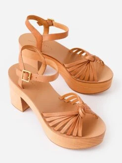 Loeffler Randall Women's Eveleigh Knotted Clog Sandal -Loeffler Randall EVELEIGH VAxHONEYxAlt2 69786242