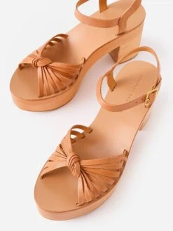 Loeffler Randall Women's Eveleigh Knotted Clog Sandal -Loeffler Randall EVELEIGH VAxHONEYxAlt3 69786245