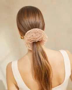 Loeffler Randall Emmy Beauty Pleated Layer Scrunchie 7 Loeffler Randall Emmy Beauty Pleated Layer Scrunchie -Loeffler Randall Emmy Beauty 808copy