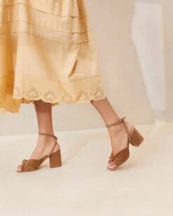 Loeffler Randall Fiamma Cacao Knot Mid-Heel Sandal 11 Loeffler Randall Fiamma Cacao Knot Mid-Heel Sandal -Loeffler Randall FIAMMA KS CACAO 006copy 1