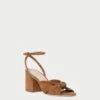 Loeffler Randall Fiamma Cacao Knot Mid-Heel Sandal 2 Loeffler Randall Fiamma Cacao Knot Mid-Heel Sandal -Loeffler Randall FIAMMA KS KAKAO 1
