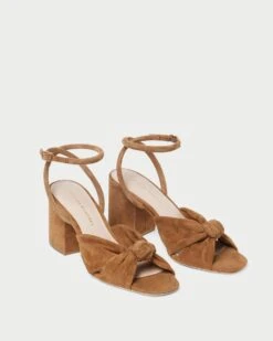Loeffler Randall Fiamma Cacao Knot Mid-Heel Sandal 10 Loeffler Randall Fiamma Cacao Knot Mid-Heel Sandal -Loeffler Randall FIAMMA KS KAKAO 4 1