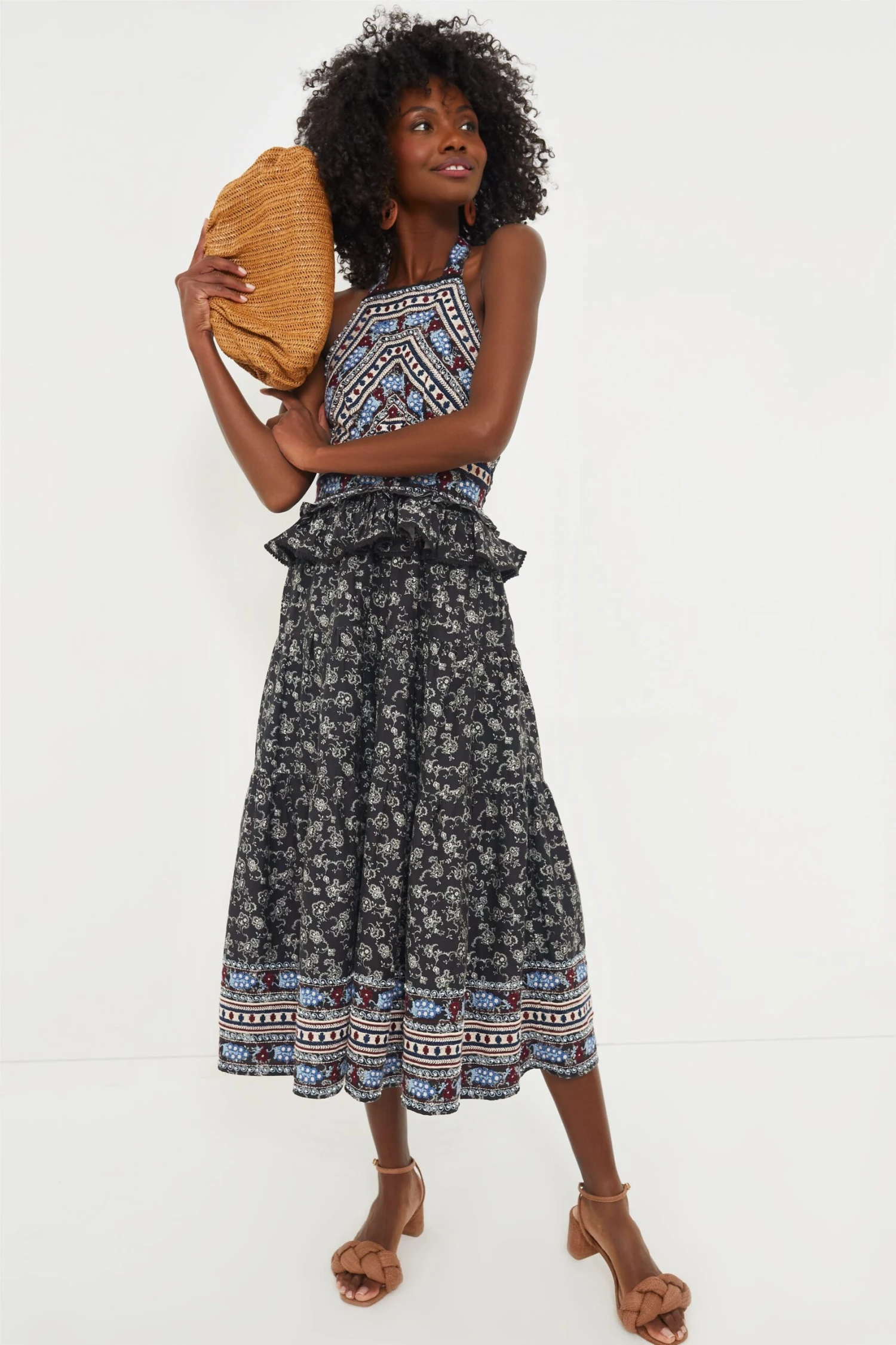 Loeffler Randall Brown Straw Avril Heels 4 Loeffler Randall Brown Straw Avril Heels - Image 2