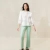 Loeffler Randall Jeanne Pistachio Trouser 1 Loeffler Randall Jeanne Pistachio Trouser -Loeffler Randall HAZEL CTN MILK 134copy 2