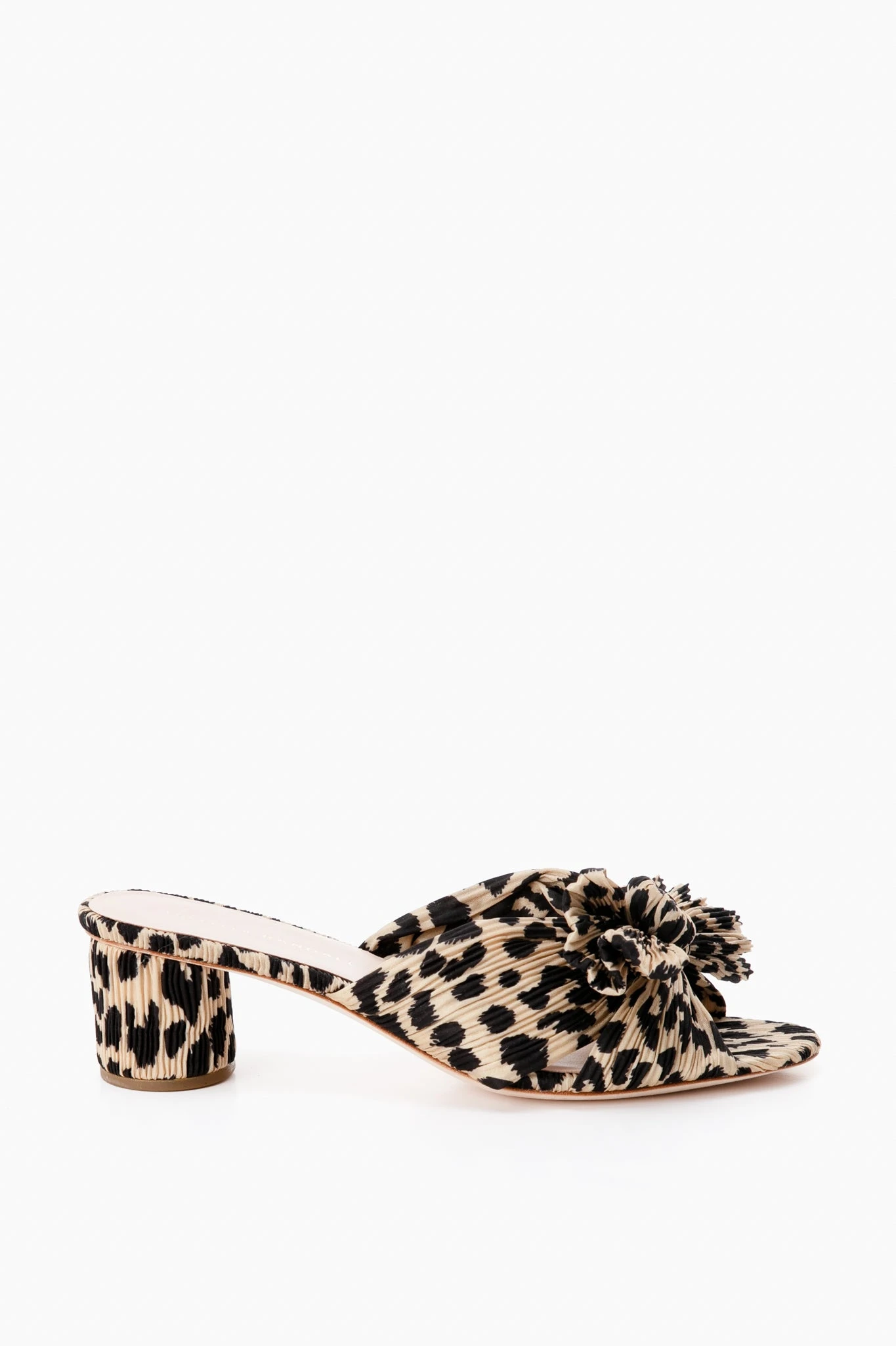 Loeffler Randall Leopard Emilia Pleated Knot Mules 7 Loeffler Randall Leopard Emilia Pleated Knot Mules - Image 5