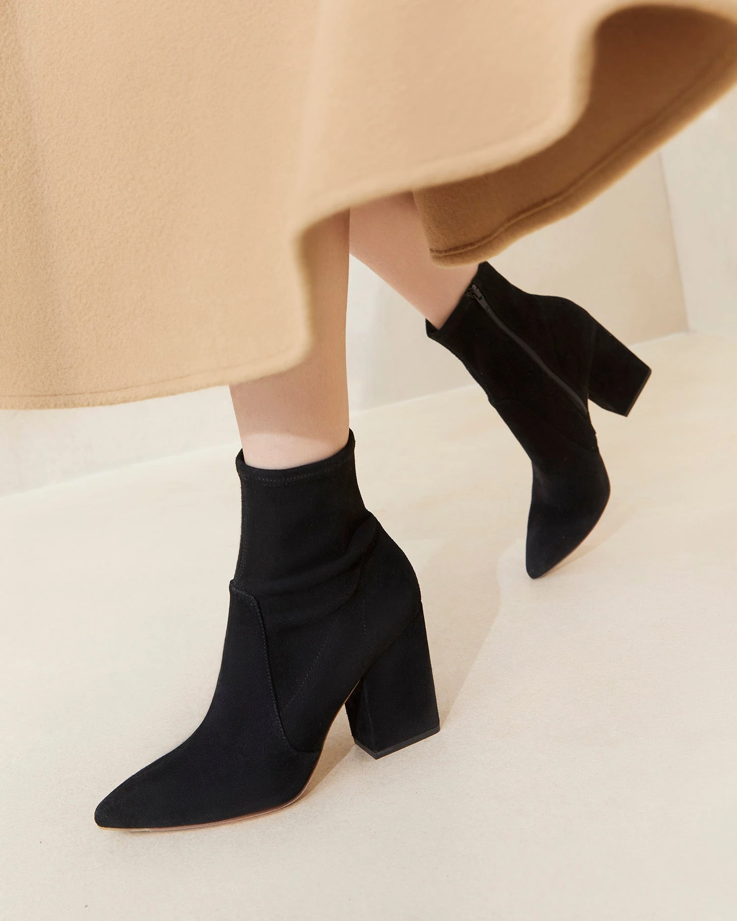 Loeffler Randall Isla Black Suede Slim Ankle Bootie 7 Loeffler Randall Isla Black Suede Slim Ankle Bootie - Image 5