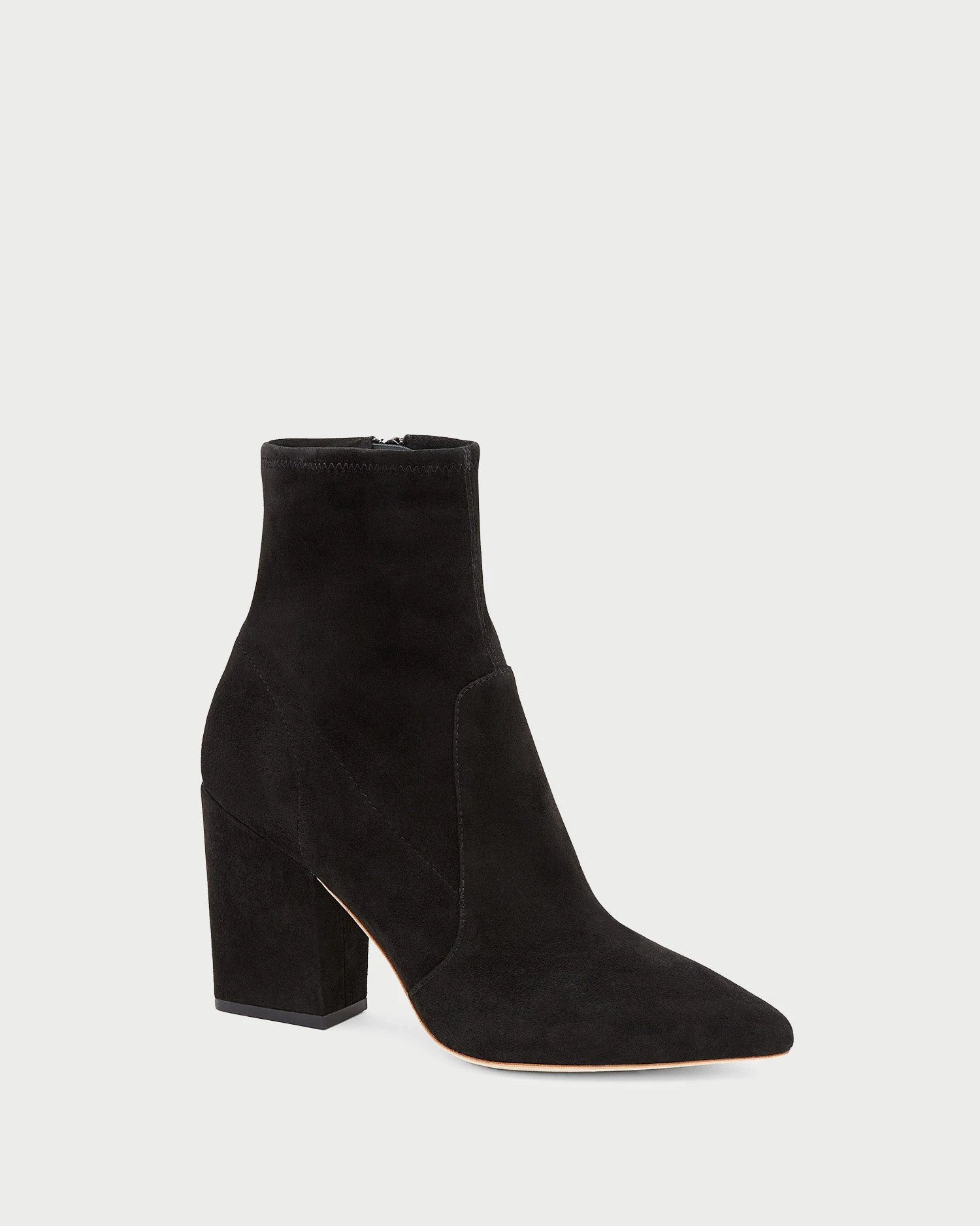 Loeffler Randall Isla Black Suede Slim Ankle Bootie 3 Loeffler Randall Isla Black Suede Slim Ankle Bootie
