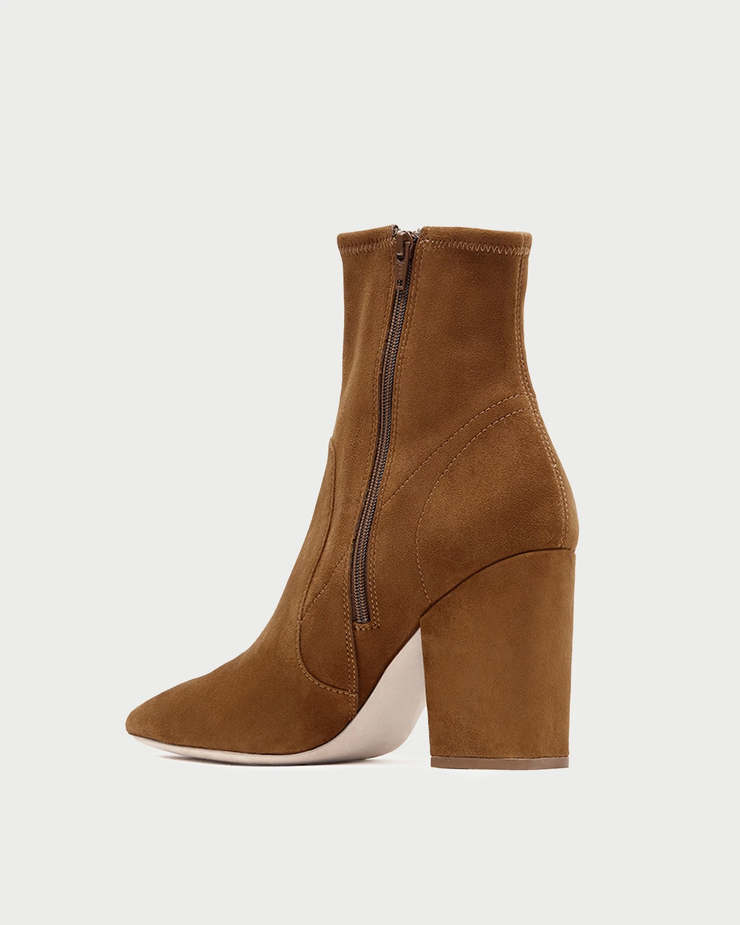 Loeffler Randall Isla Cacao Suede Slim Ankle Bootie 6 Loeffler Randall Isla Cacao Suede Slim Ankle Bootie - Image 4