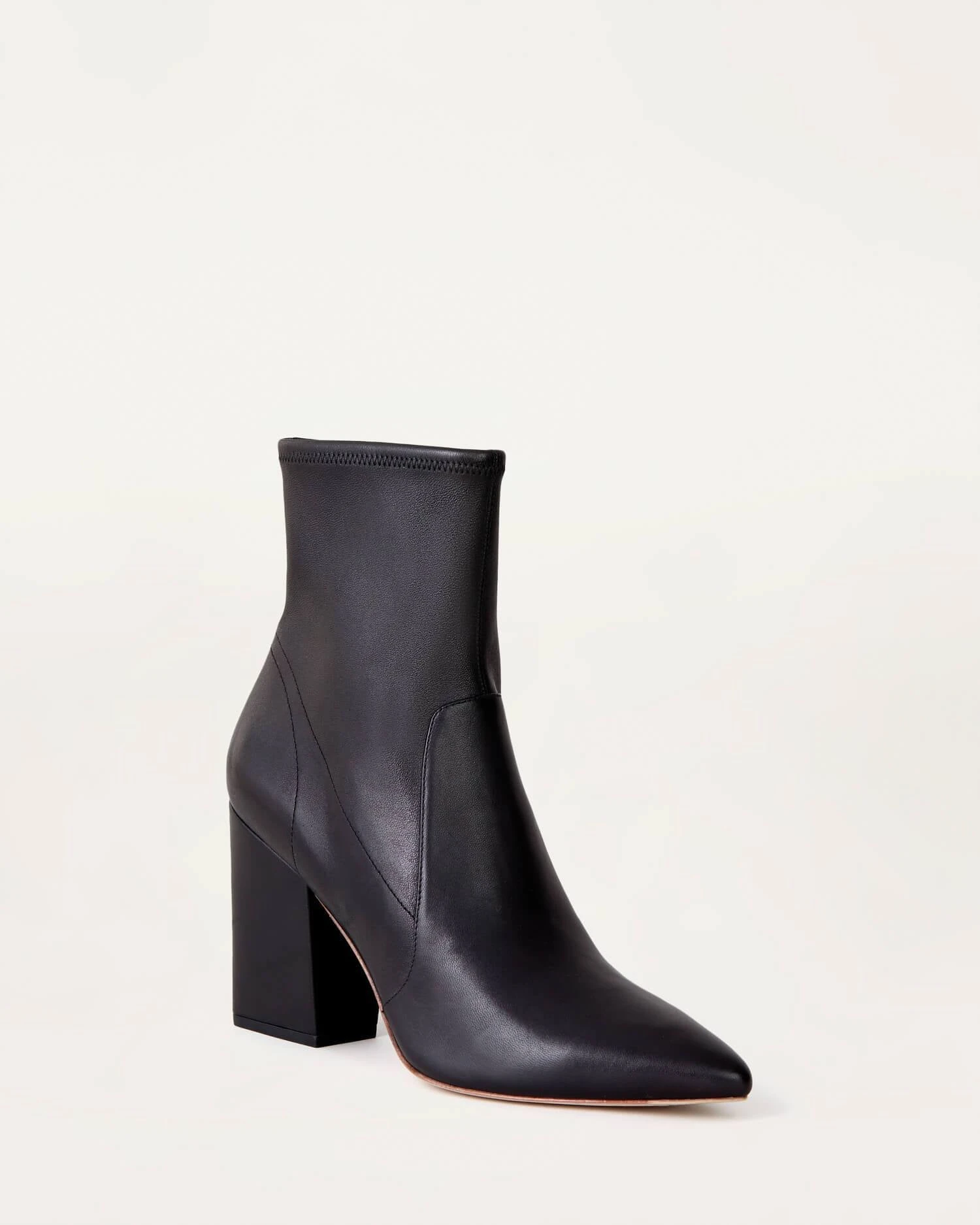 Loeffler Randall Isla Black Leather Slim Ankle Bootie 3 Loeffler Randall Isla Black Leather Slim Ankle Bootie