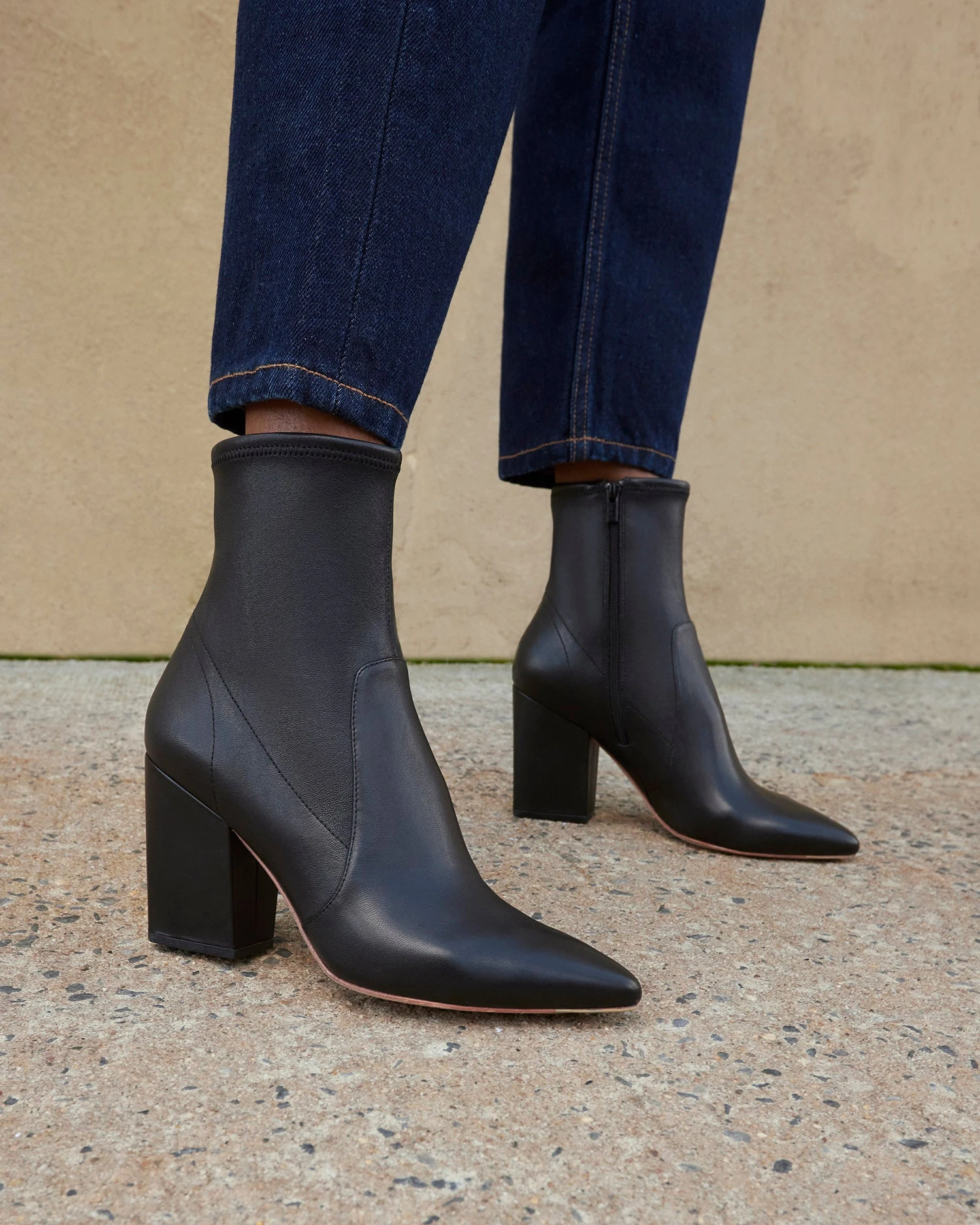 Loeffler Randall Isla Black Leather Slim Ankle Bootie 5 Loeffler Randall Isla Black Leather Slim Ankle Bootie - Image 3